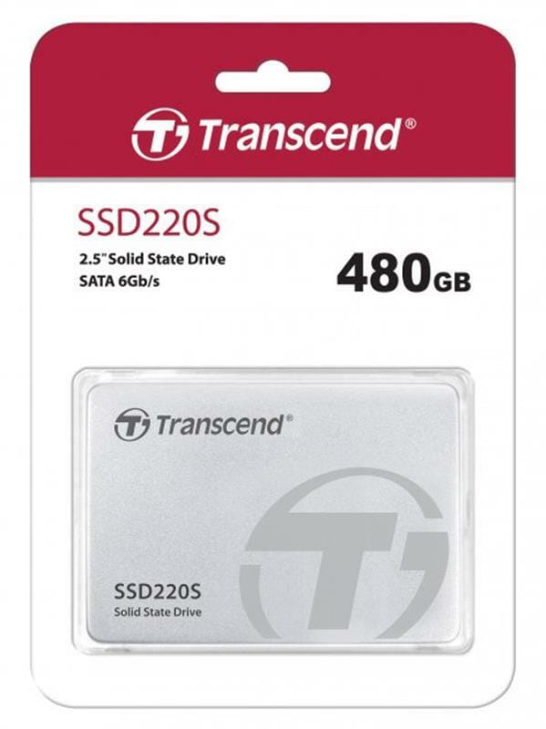 Накопитель SSD  480GB Transcend SSD220 2.5" SATA III TLC (TS480GSSD220S)