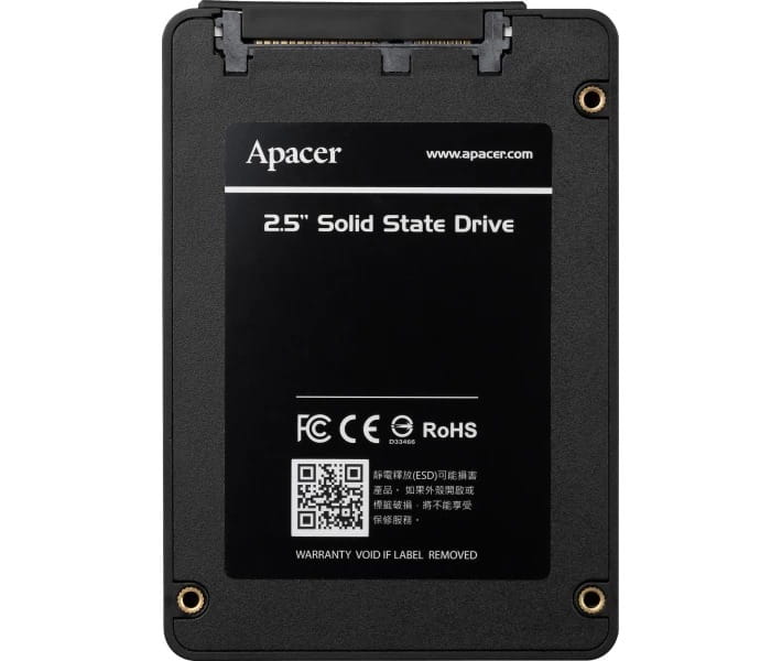 Накопитель SSD  480GB Apacer AS340 Panther 2.5" SATAIII 3D TLC (AP480GAS340G-1)