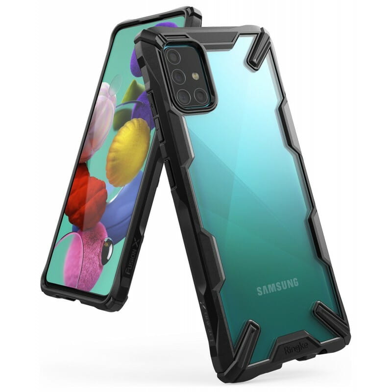 Чехол-накладка Ringke Fusion X для Samsung Galaxy A51 SM-A515 Black (RCS4692)