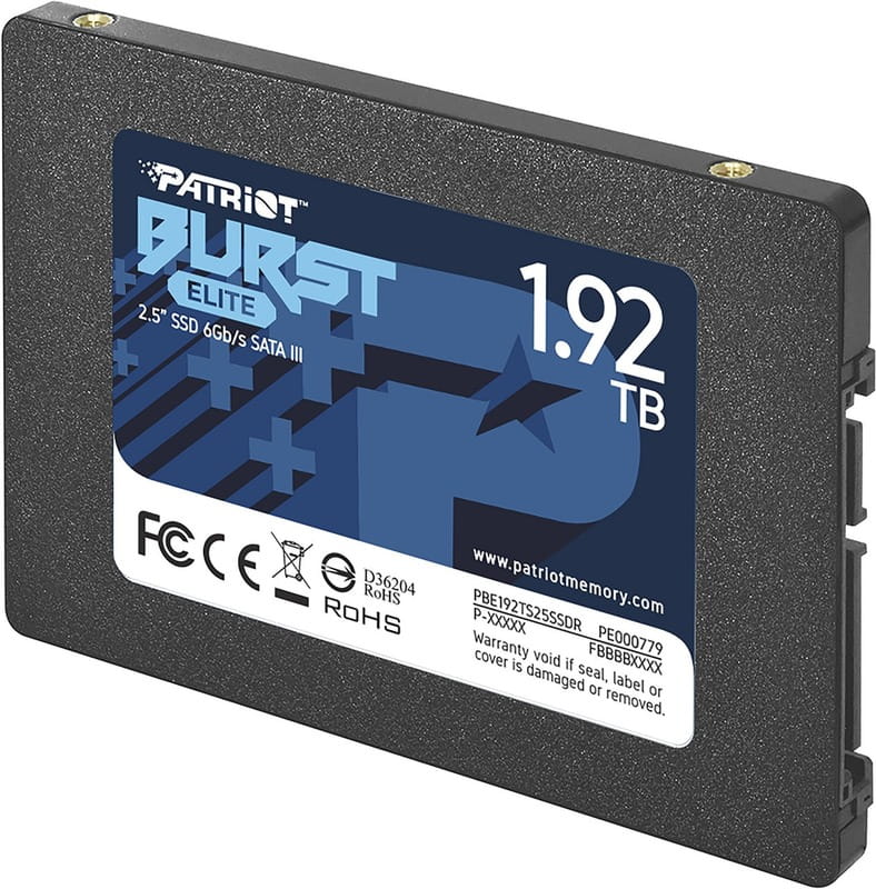 Накопитель SSD 1.92TB Patriot Burst Elite 2.5" SATAIII TLC (PBE192TS25SSDR)