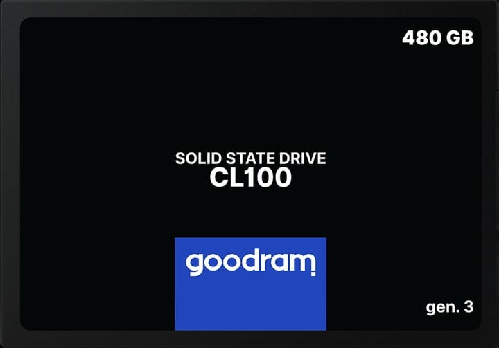 Накопитель SSD  480GB Goodram CL100 GEN.3 2.5" SATAIII TLC (SSDPR-CL100-480-G3)