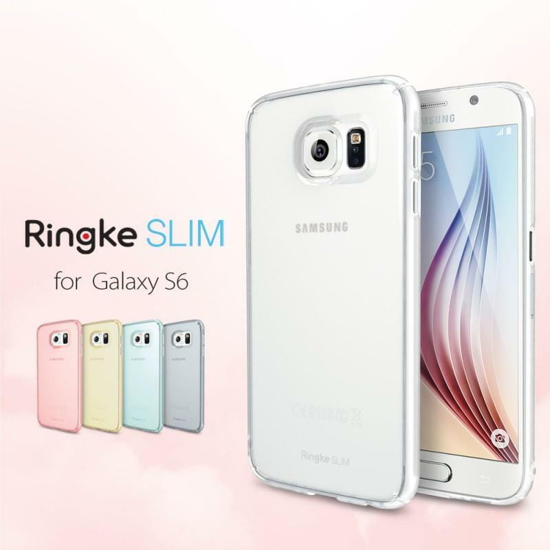Чехол-накладка Ringke Slim для Samsung Galaxy S6 SM-G920 Frost Pink (RCS4421)