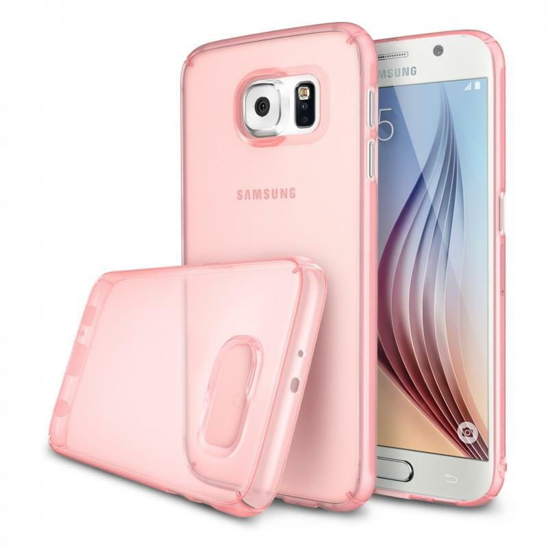 Чехол-накладка Ringke Slim для Samsung Galaxy S6 SM-G920 Frost Pink (RCS4421)
