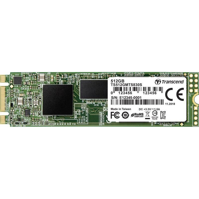 Накопитель SSD  512GB Transcend 830S M.2 2280 SATAIII 3D TLC (TS512GMTS830S)
