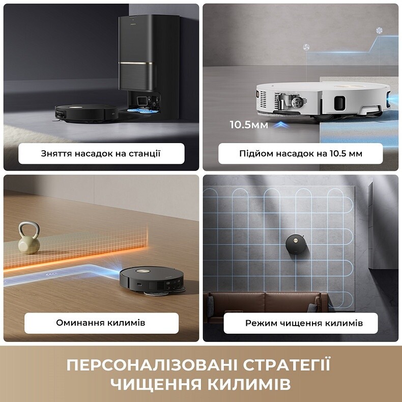 Робот-пилосос Dreame Bot L50s Pro Ultra Black (RLL88HE-Bl)