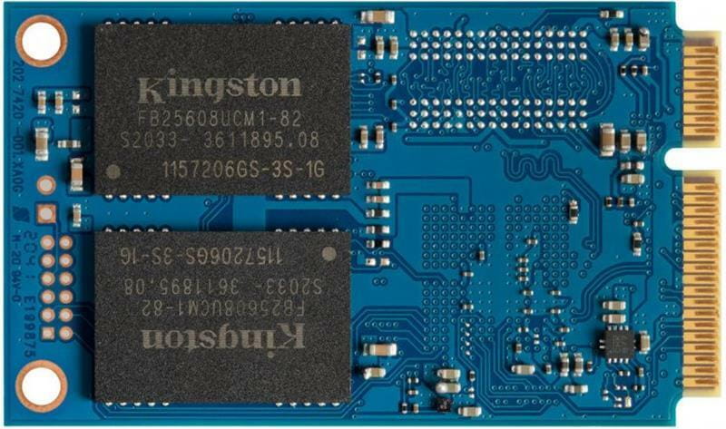 Накопичувач SSD  256GB Kingston KC600 mSATA SATAIII 3D TLC (SKC600MS/256G)