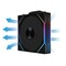 Фото - Вентилятор Lian Li Uni Fan TL Wireless Reverse 120-3 Black (G99.12RTL1W3B.00) | click.ua