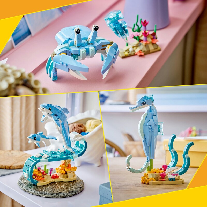 Конструктор LEGO Creator Морські тварини: красиві дельфіни (31385)