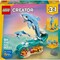 Фото - Конструктор LEGO Creator Морські тварини: красиві дельфіни (31385) | click.ua