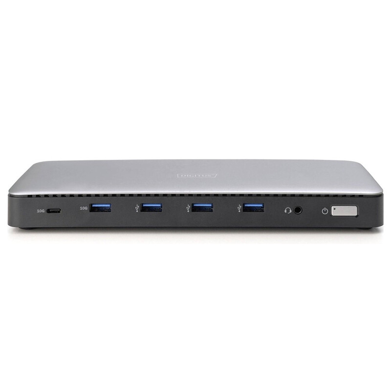 Док-станция Digitus USB-C USB3.2х4/USB-C/HDMIx3/DisplayPortx2/RJ45/Audio (DA-70918)