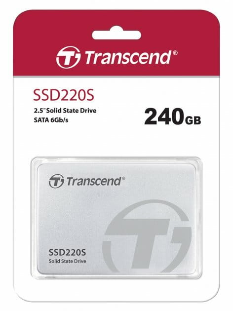 Накопитель SSD  240GB Transcend SSD220 2.5" SATA III TLC (TS240GSSD220S)