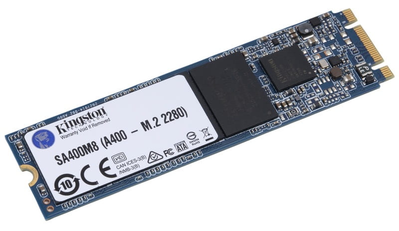 Накопитель SSD  120GB M.2 SATA Kingston A400 M.2 2280 SATAIII TLC (SA400M8/120G)