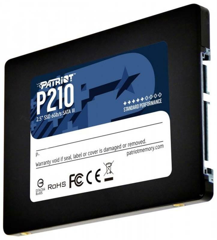 Накопитель SSD 1TB Patriot P210 2.5" SATAIII TLC (P210S1TB25)