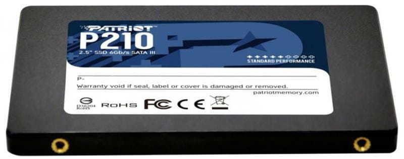 Накопичувач SSD 1TB Patriot P210 2.5" SATAIII TLC (P210S1TB25)