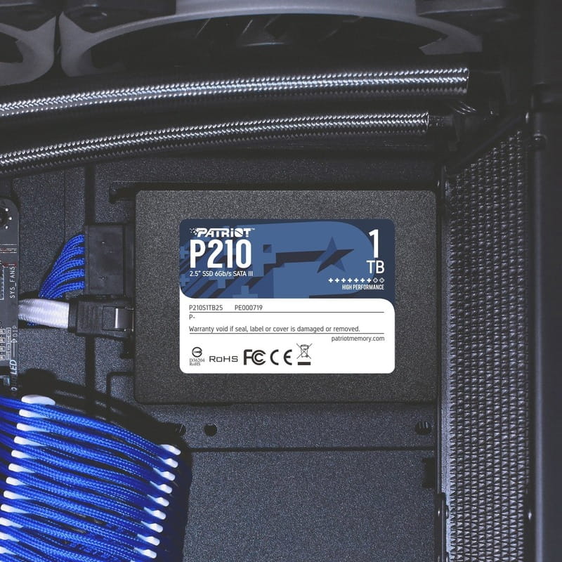 Накопитель SSD 1TB Patriot P210 2.5" SATAIII TLC (P210S1TB25)