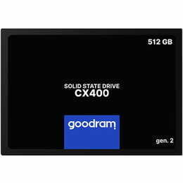 Накопичувач SSD  512GB Goodram CX400 Gen.2 2.5" SATAIII 3D TLC (SSDPR-CX400-512-G2)