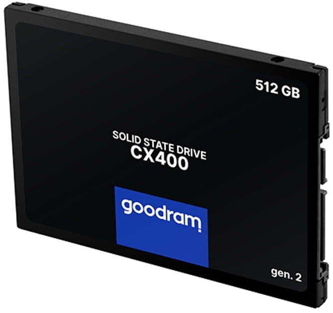 Накопитель SSD  512GB Goodram CX400 Gen.2 2.5" SATAIII 3D TLC (SSDPR-CX400-512-G2)