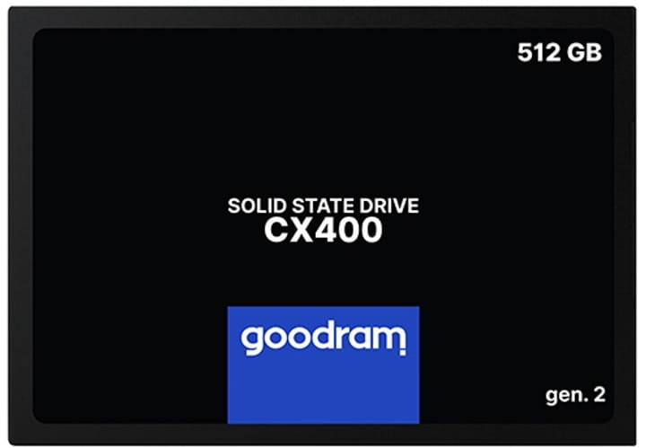 Накопитель SSD  512GB Goodram CX400 Gen.2 2.5" SATAIII 3D TLC (SSDPR-CX400-512-G2)