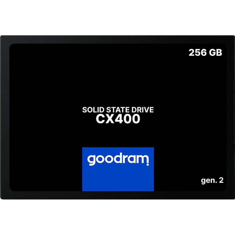 Накопитель SSD  256GB Goodram CX400 Gen.2 2.5" SATAIII 3D TLC (SSDPR-CX400-256-G2)