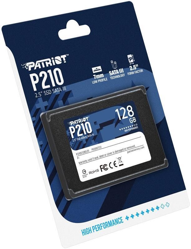 Накопитель SSD  128GB Patriot P210 2.5" SATAIII TLC (P210S128G25)