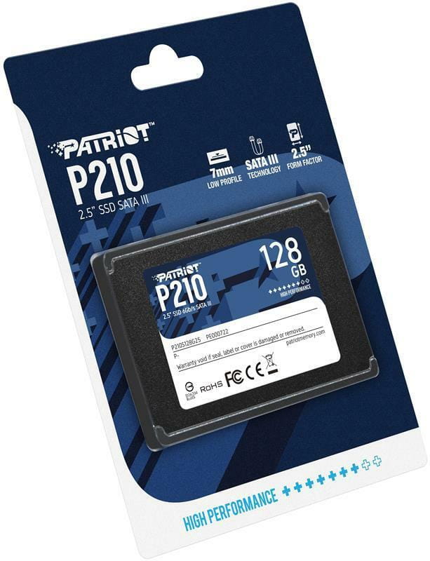 Накопитель SSD  128GB Patriot P210 2.5" SATAIII TLC (P210S128G25)