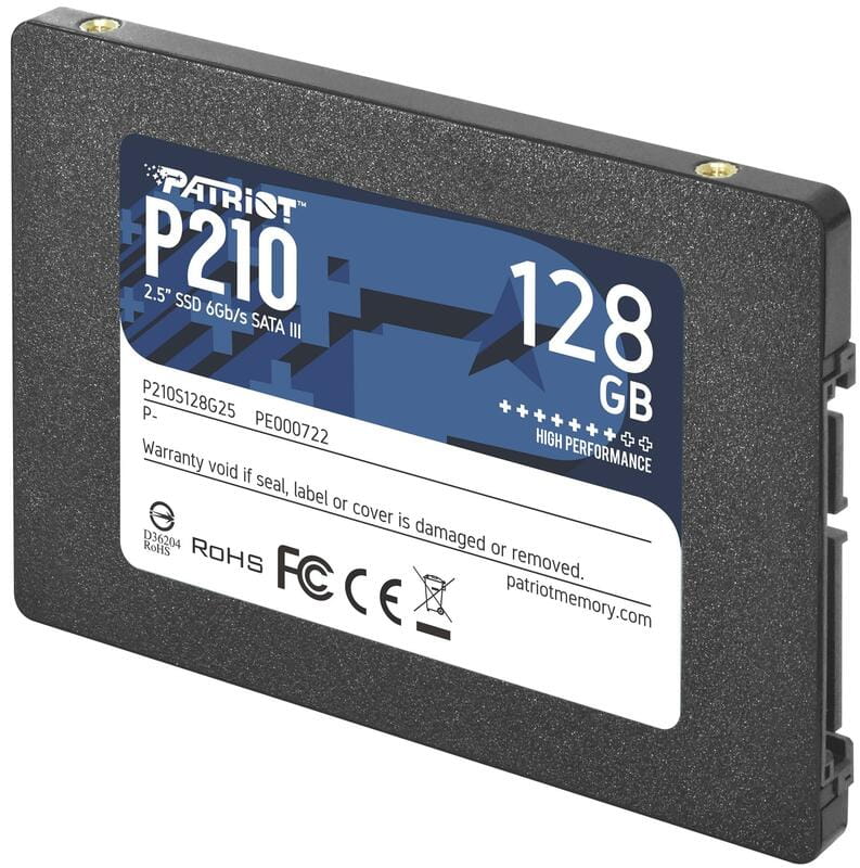 Накопитель SSD  128GB Patriot P210 2.5" SATAIII TLC (P210S128G25)