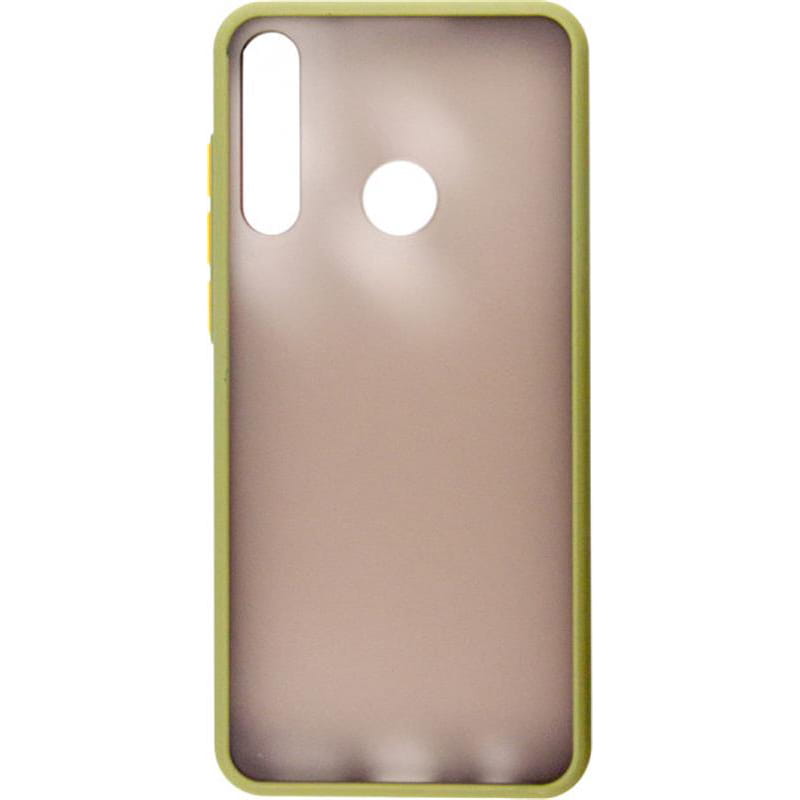 Чeхол-накладка Dengos Matt для Huawei Y6p Green (DG-TPU-MATT-55)