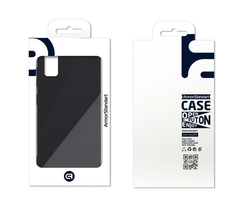 Чехол-накладка Armorstandart Matte Slim Fit для Samsung Galaxy A41 SM-A415 Black (ARM56504)