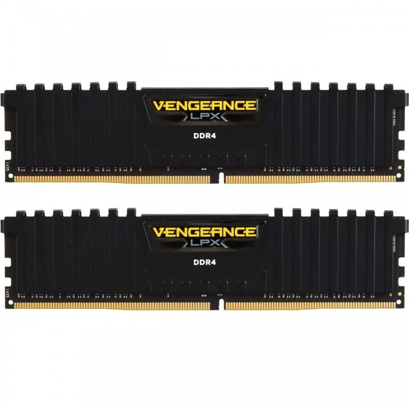 Модуль памяти DDR4 2x8GB/3200 Corsair Vengeance LPX  Black (CMK16GX4M2B3200C16)