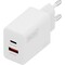 Фото - Сетевое зарядное устройство Digitus (1USB-C, 3A, 1USB-A, 3A) 30W White (DA-10301) | click.ua