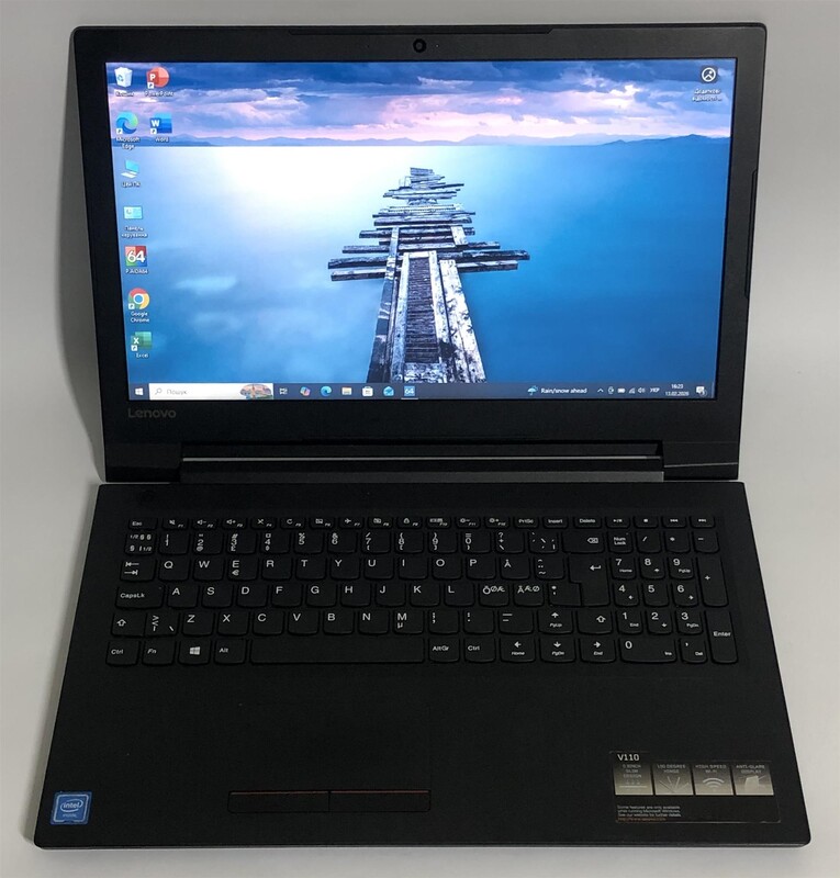 Ноутбук Lenovo V110-15IAP / 15.6" (1366х768) / Celeron N3350 / 8GB / 128GB SSD / Win10Pro - Б/у