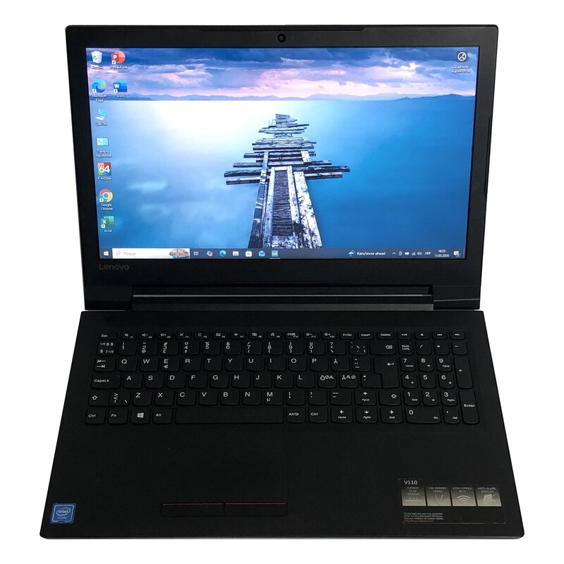 Ноутбук Lenovo V110-15IAP / 15.6" (1366х768) / Celeron N3350 / 8GB / 128GB SSD / Win10Pro - Б/у
