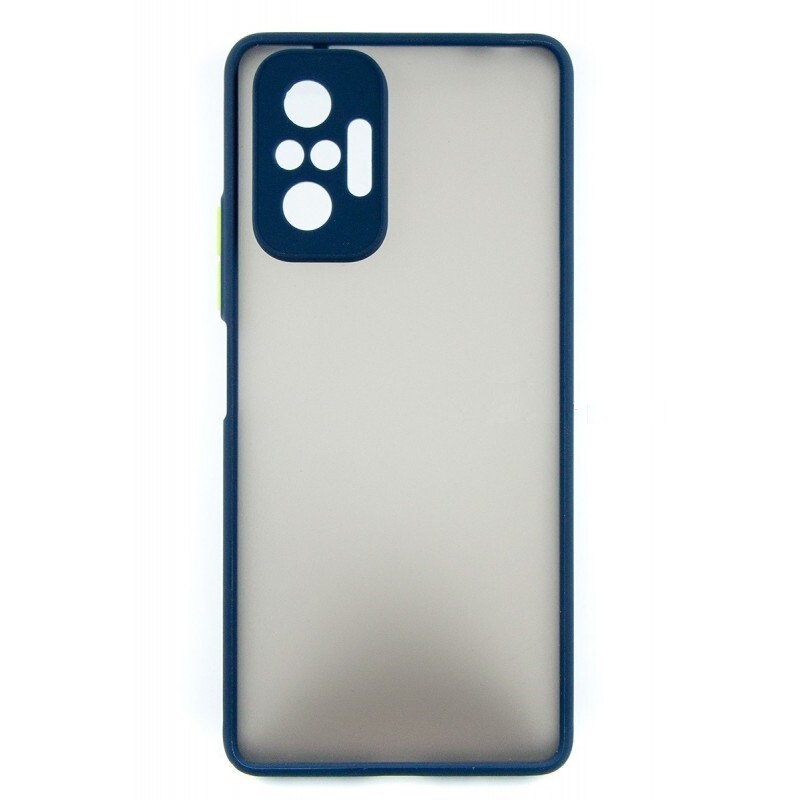 Чохол-накладка Dengos Matt для Xiaomi Redmi Note 10 Pro Blue (DG-TPU-MATT-78)