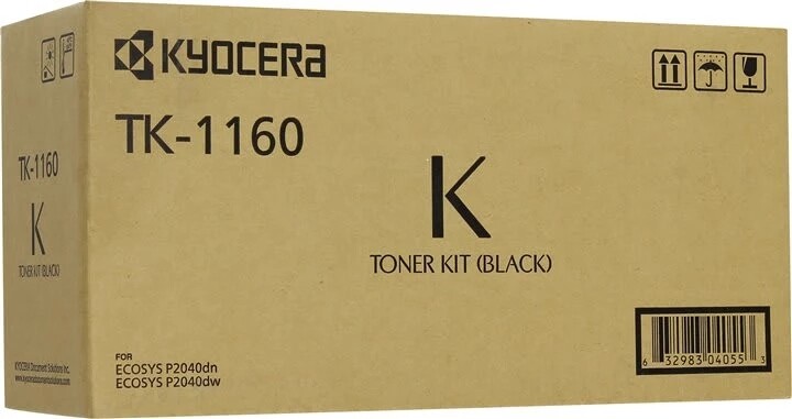Тонер-картридж Kyocera Mita (1T02RY0NL0) P2040dn/P2040dw Black (TK-1160)