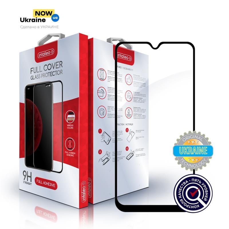 Защитное стекло Intaleo для Samsung Galaxy M30s SM-M307 Full Glue Black (1283126497643)