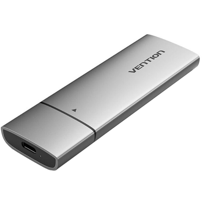 Внешний карман Vention для SSD M.2 (NVMe) M-key USB 3.2 Type-C Grey (KPGH0)