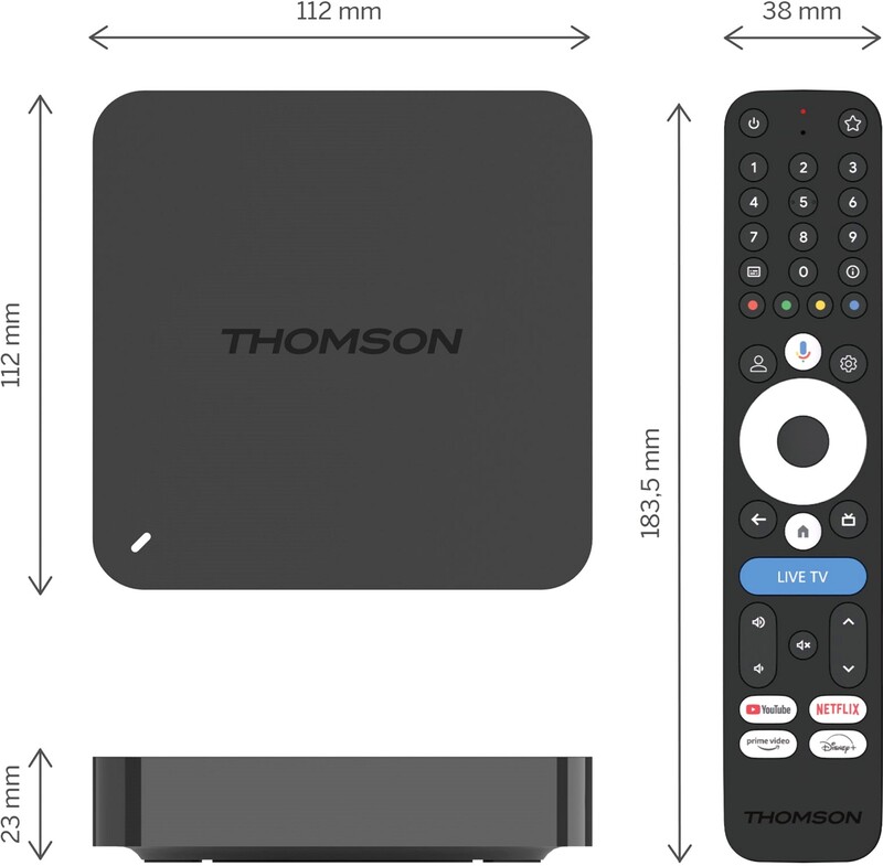 Медиаплеер Thomson Streaming Box 4K UHD 245G