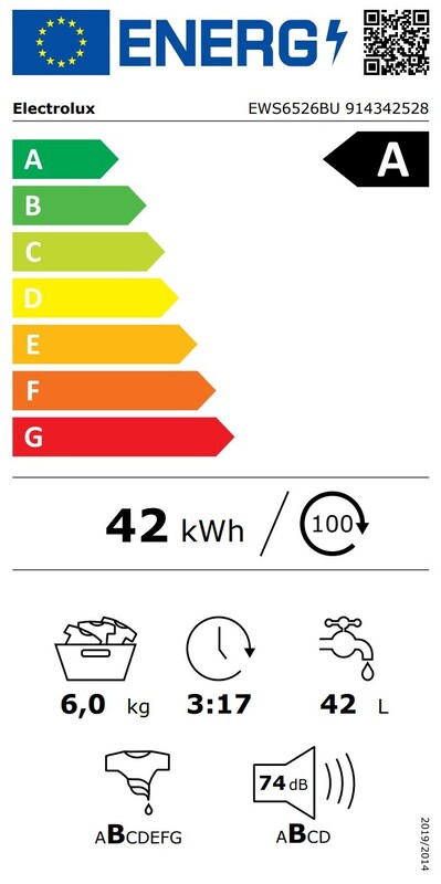 Пральна машина Electrolux EWS6526BU