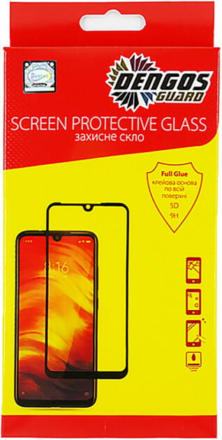 Защитное стекло Dengos для Samsung Galaxy M30s SM-M307 Black Full Glue (TGFG-82)