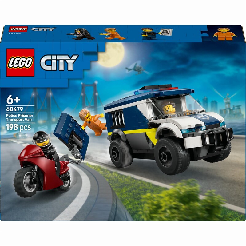 Конструктор LEGO City Поліцейський фургон для перевезення в`язнів (60479)
