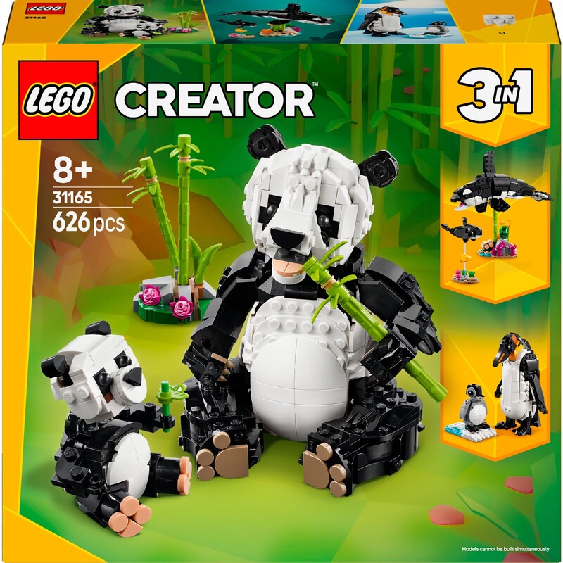 Конструктор LEGO Creator Дикі тварини: пандові (31165)
