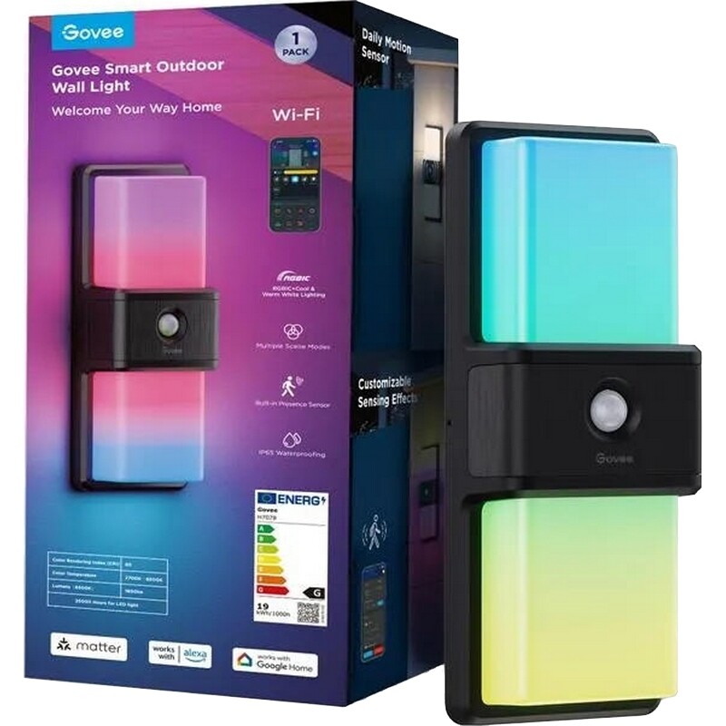 Світильник Govee H7078 Smart Outdoor Wall light H7078CD1