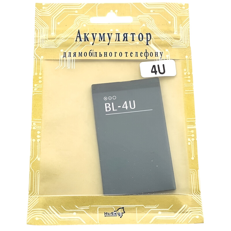 АКБ Husky для Nokia BL-4U 3.8V 1000mAh (22585)