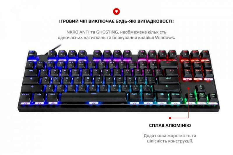 Клавиатура Motospeed K82 Outemu Blue Black (mtk82mb)