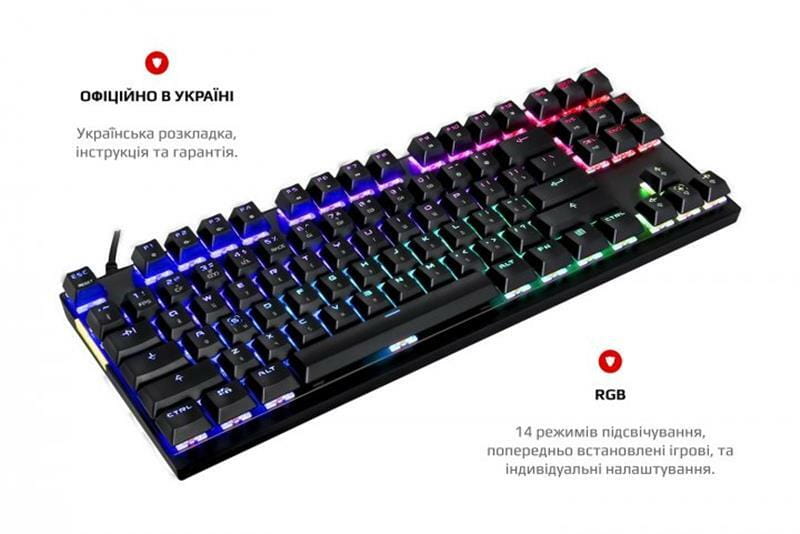 Клавіатура Motospeed K82 Outemu Blue Black (mtk82mb)