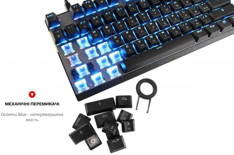 Клавиатура беспроводнаяа Motospeed GK82 Outemu Blue Black (mtgk82bmb)