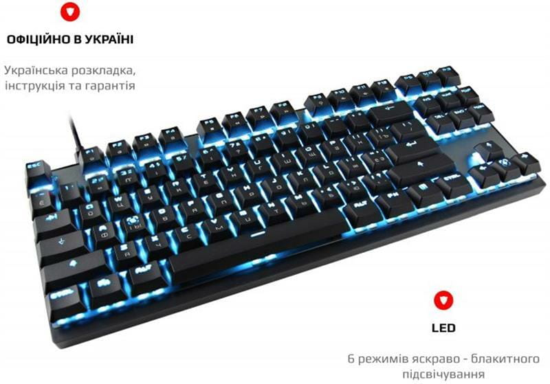 Клавиатура беспроводнаяа Motospeed GK82 Outemu Blue Black (mtgk82bmb)
