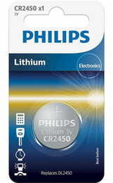 Батарейка Philips Lithium CR 2450 BL 1шт