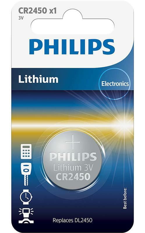 Батарейка Philips Lithium CR 2450 BL 1шт