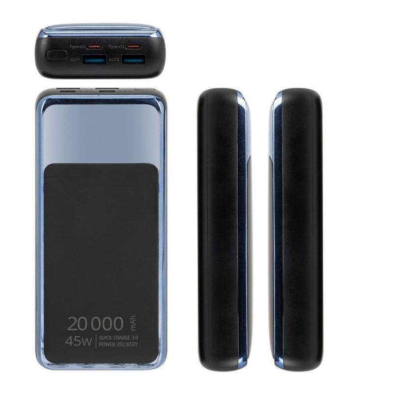 Универсальная мобильная батарея Rivacase Rivapower 20000mAh Black (VA1075)